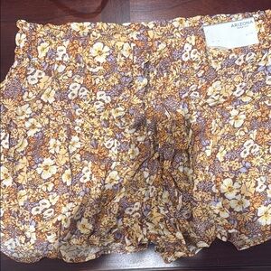 Arizona Jean Company Women's Floral Brown Shorts
